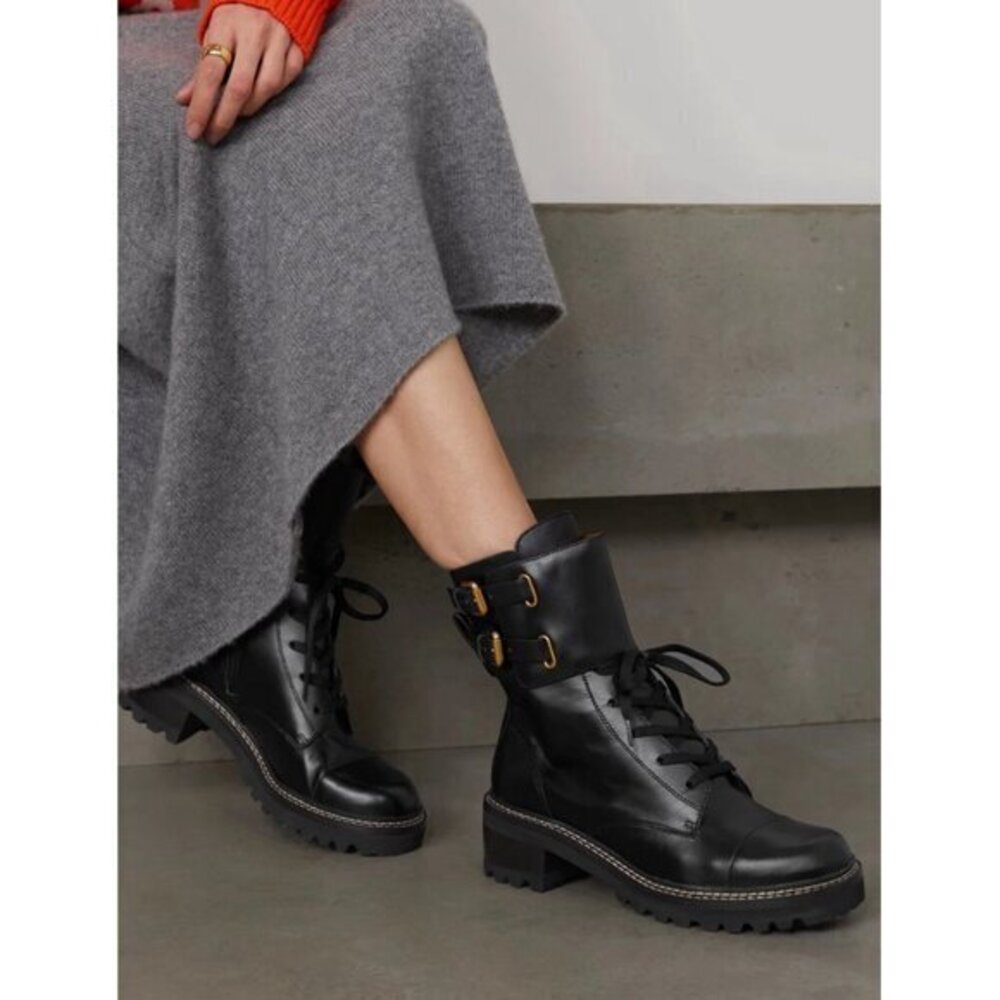 The See By Chloé Mallory Ankle Boots Like New In Box 38